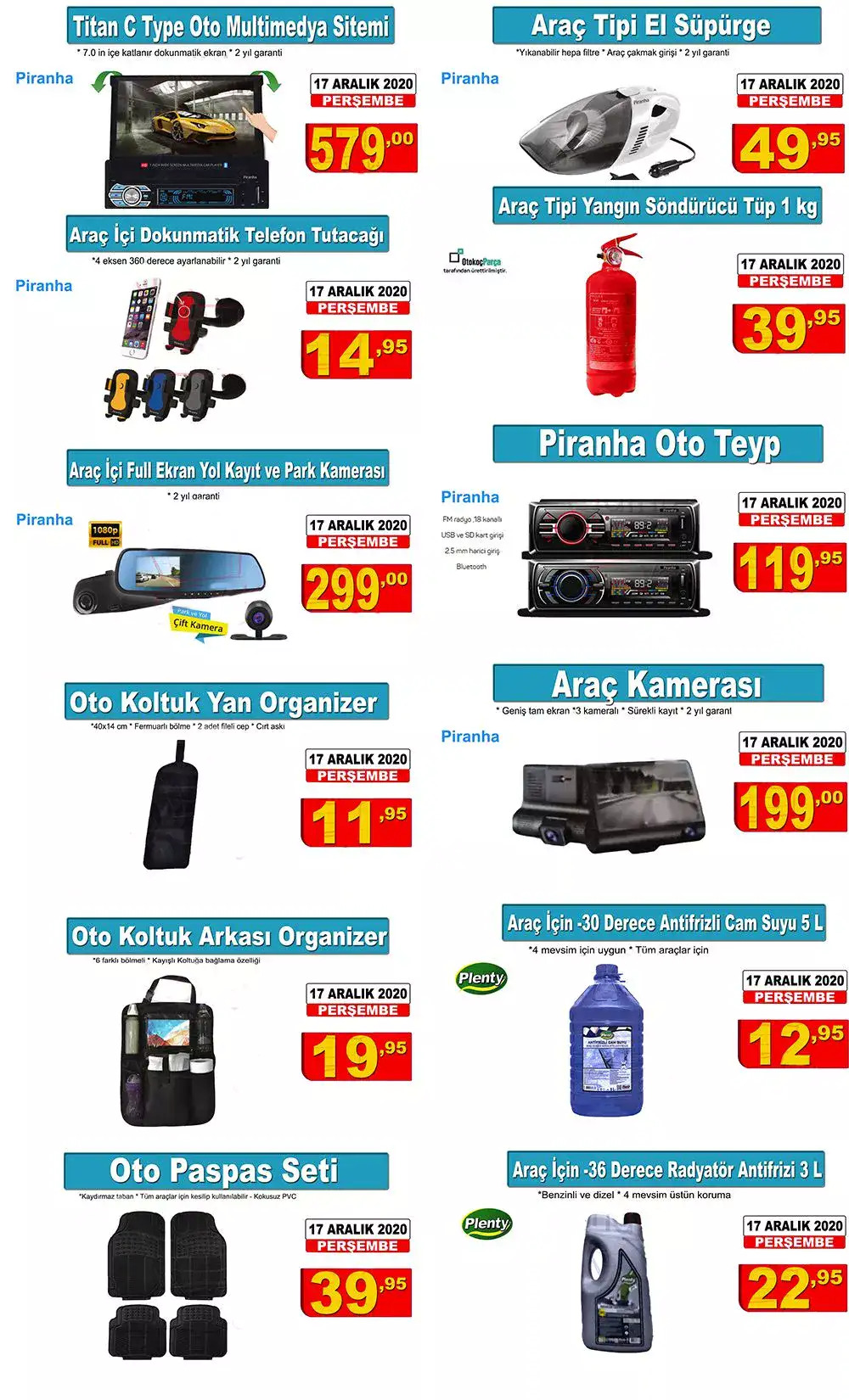 A101 17 Aralık 2020 Aktüel Ürünler Kataloğu