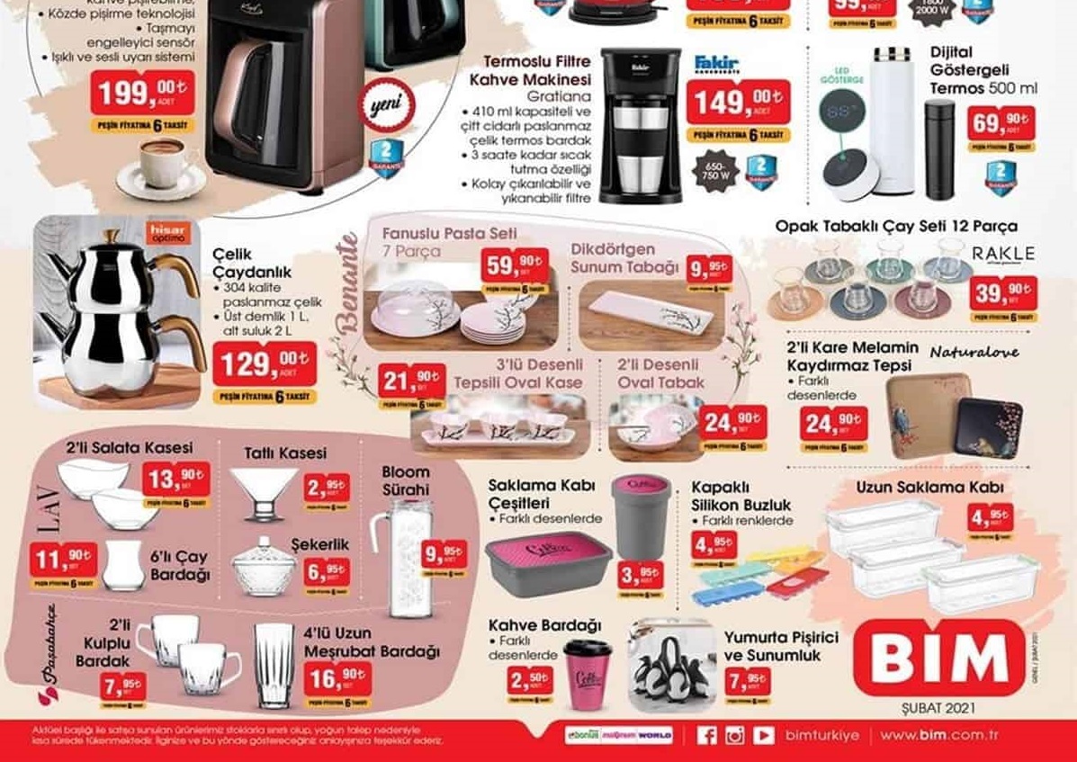 Bim 5 Şubat 2021 Aktüel İndirimli Ürünler Kataloğu