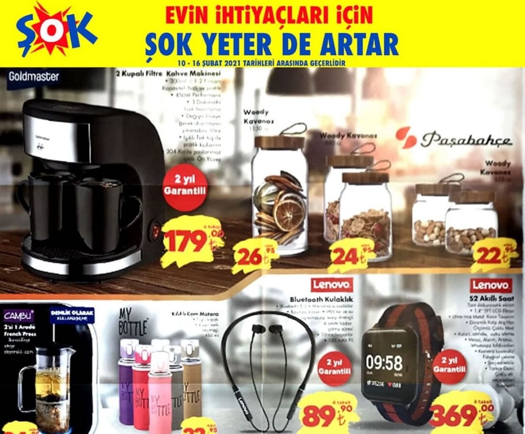 Şok Market 10 Şubat 2021 Aktüel İndirimli Ürünler Kataloğu