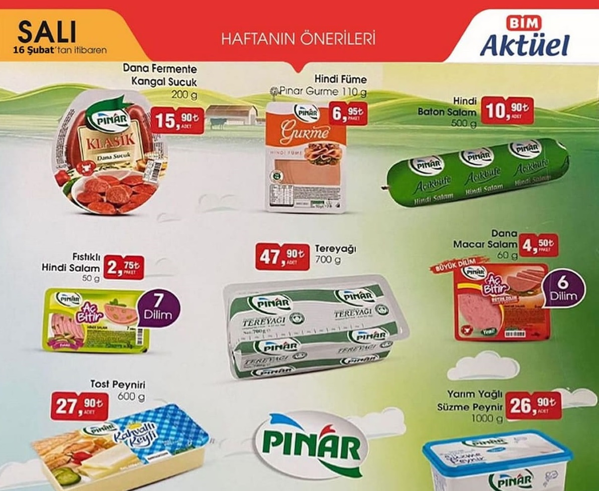 Bim 16 Şubat 2021 Aktüel İndirimli Ürünler Kataloğu