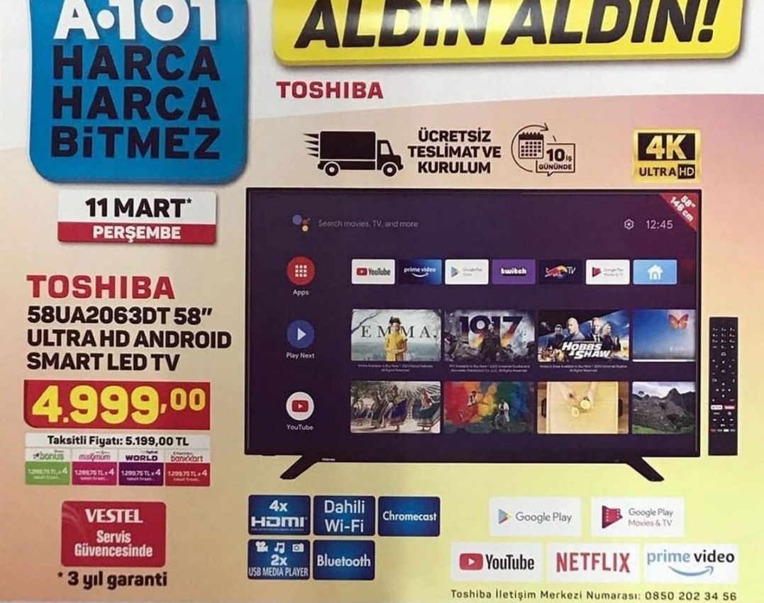 A101 11 Mart 2021 Aktüel İndirimli Ürünleri