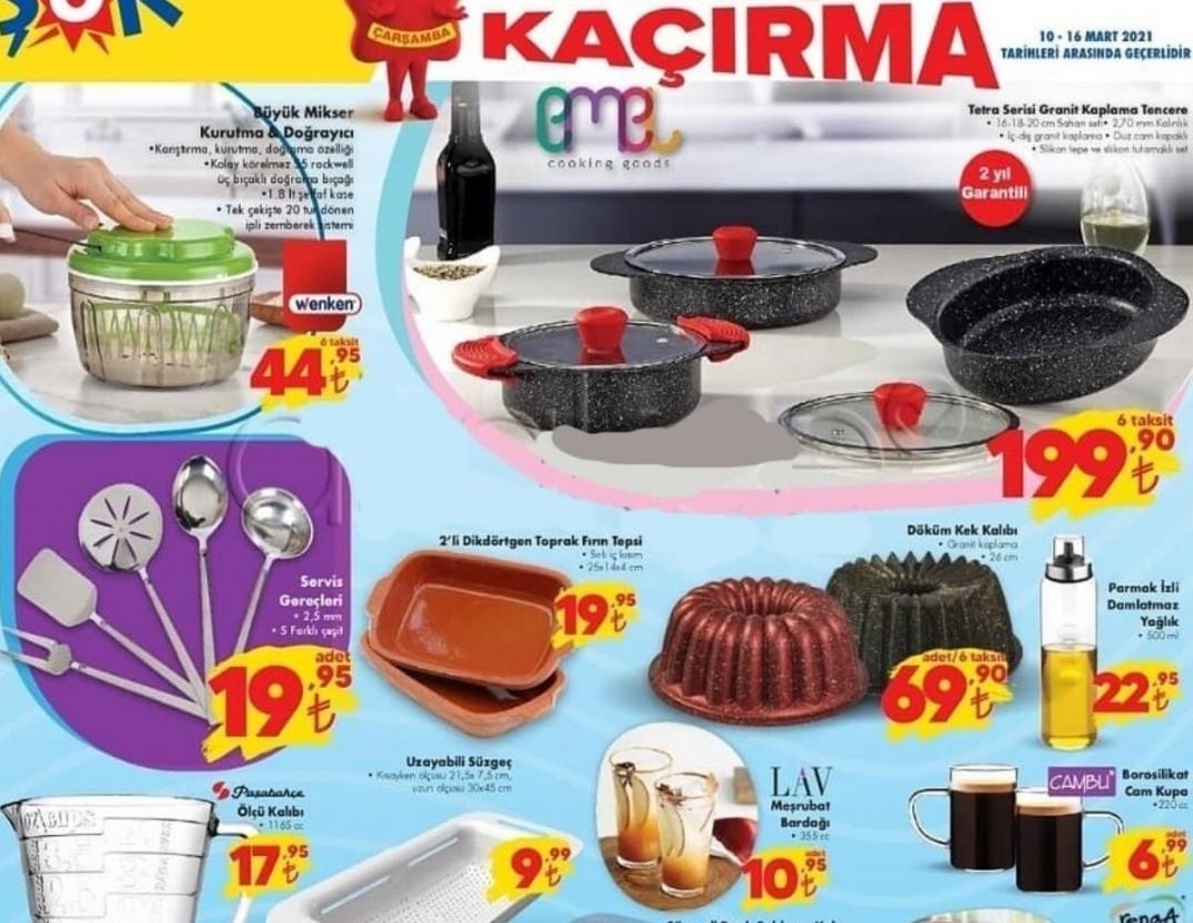 Şok Market 16 Mart 2021 Aktüel İndirimli Ürünler Kataloğu