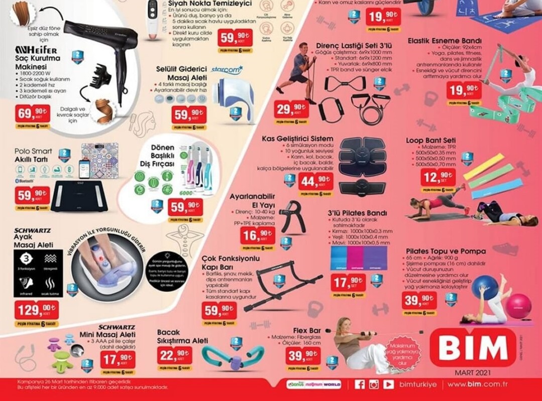 Bim 26 Mart  2021 ( Cuma Günü ) Aktüel İndirimleri
