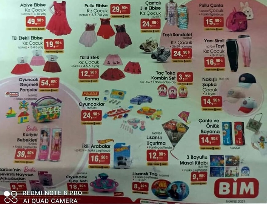 Bim 7 Mayıs  2021 Aktüel İndirimli Ürünler Kataloğu