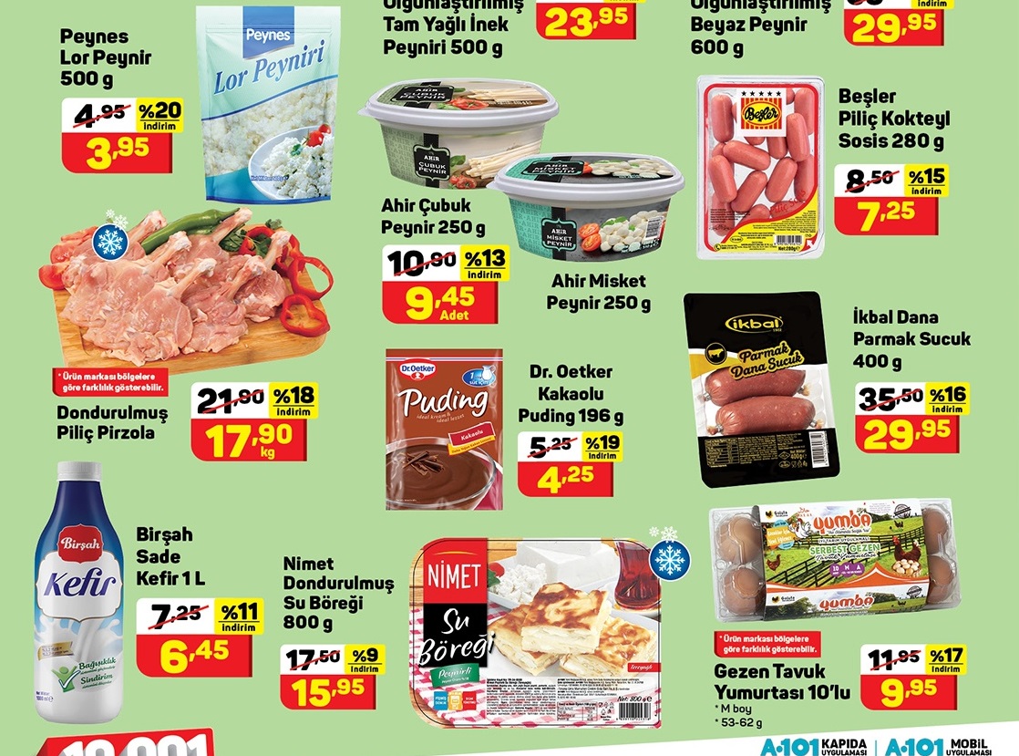 A101 DE BUGÜN KAÇIRILMAYACAK AKTÜEL FIRSATLARI