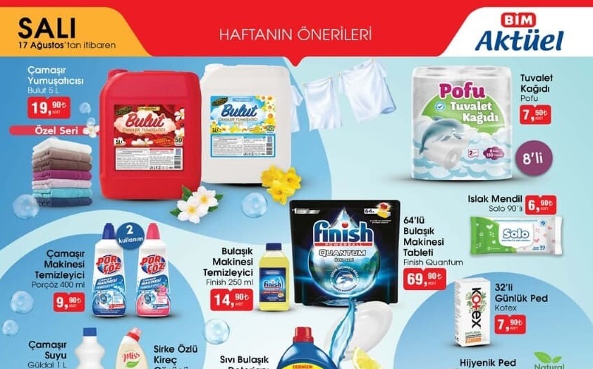 Bim 17 Ağustos  2021 Aktüel İndirimli Ürünler Kataloğu