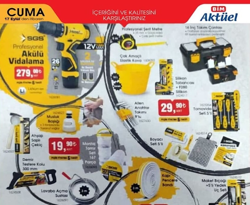 Yepyeni Kampanya! Bim 17 Eylül 2021 Aktüel İndirimleri