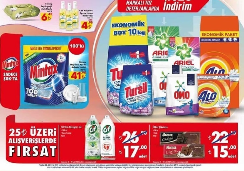 Şok 28 Eylül 2021 Aktüel İndirimli Ürünleri