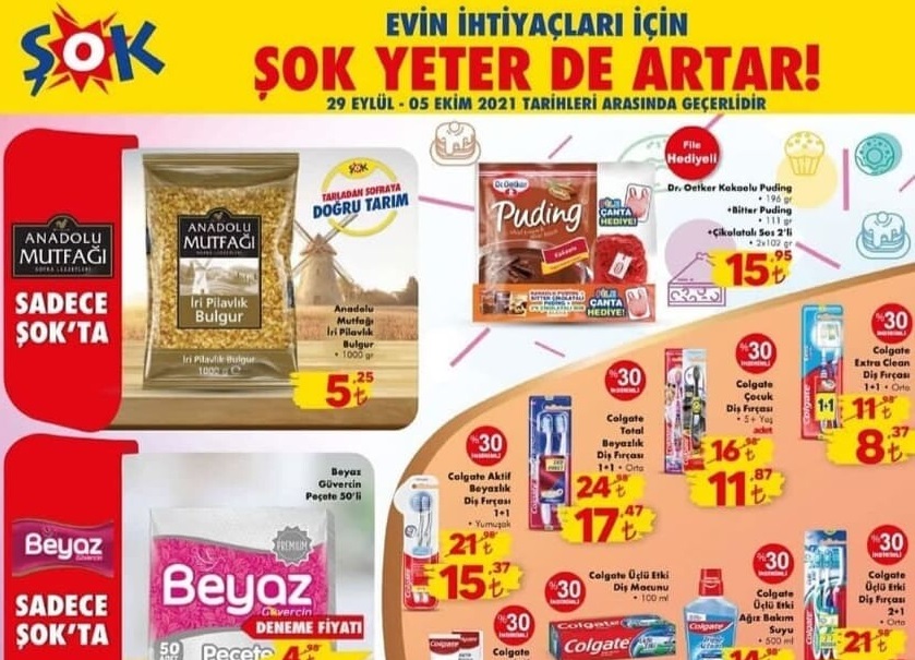 Şok Market 5 Ekim 2021 Aktüel İndirimleri