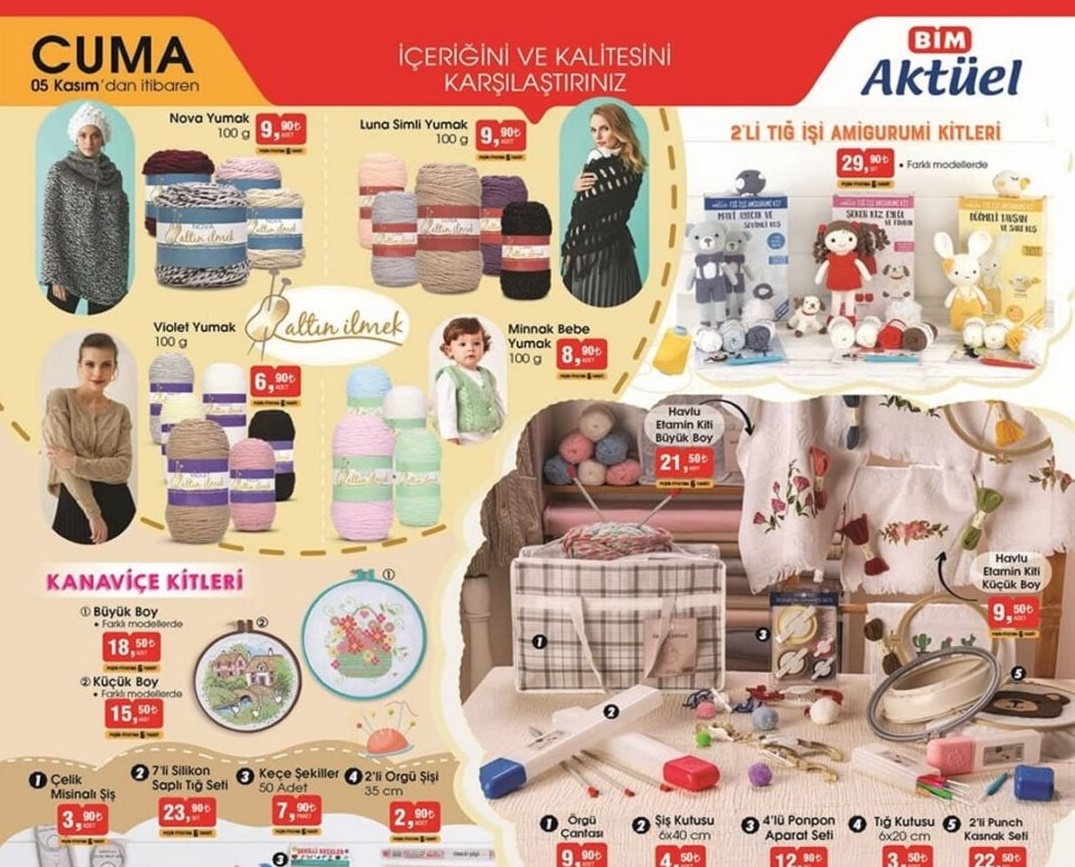 Bim 5 Kasım 2021 Aktüel İndirimleri