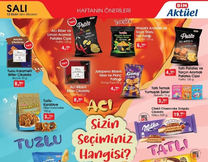 Bim 12 Ekim 2021 Aktüel İndirimli Ürünler Kataloğu