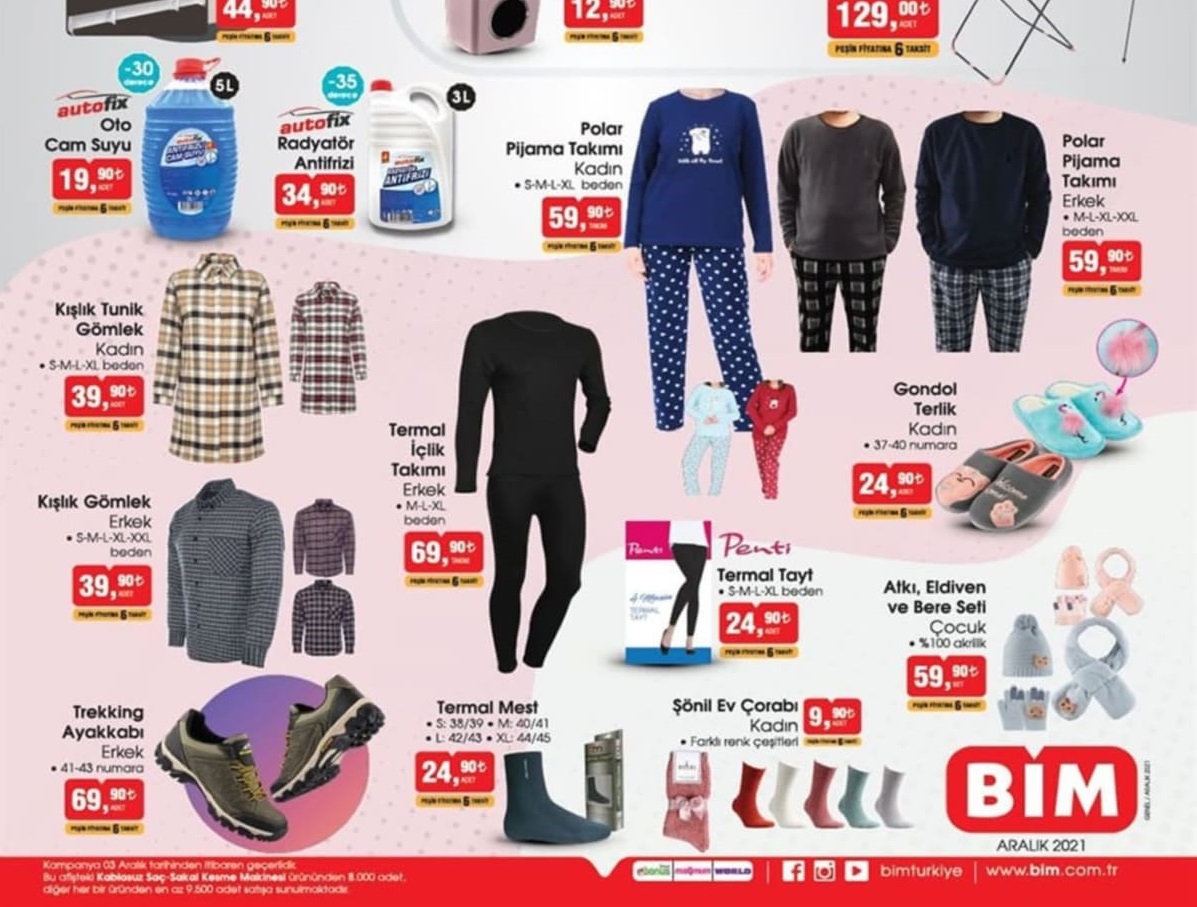 Bim Market 3 Aralık 2021 Aktüel İndirimleri