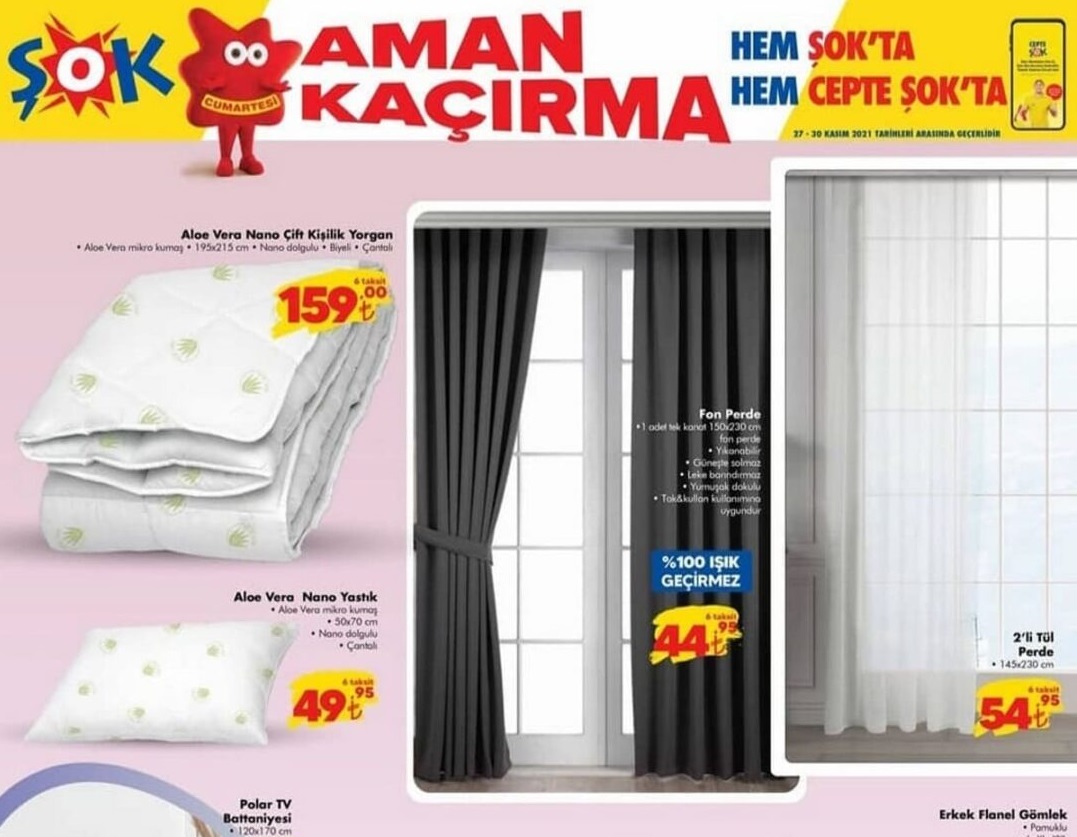 Şok Market 30 Kasım 2021 Aktüel İndirimleri