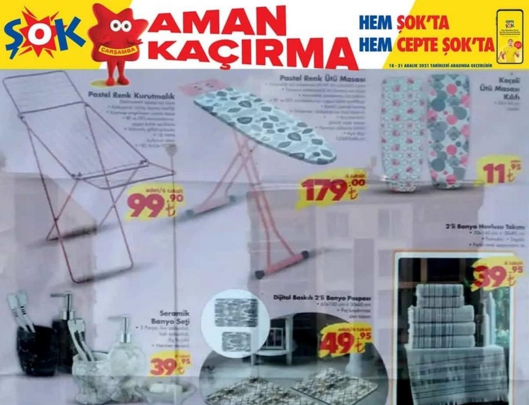 Şok Market 21 Aralık 2021 Aktüel İndirimli Ürünler Kataloğu