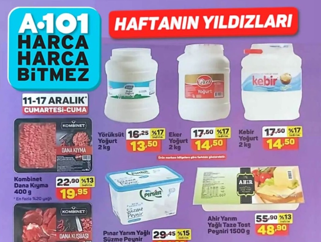 A101 Market 17 Aralık 2021 Aktüel İndirimli Ürünler Kataloğu