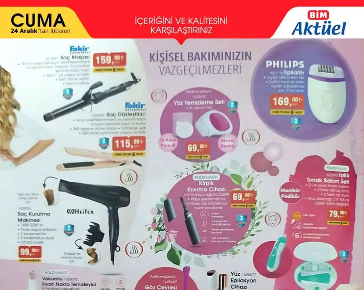 Bim Market 24 Aralık 2021 Aktüel İndirimli Ürünler Kataloğu