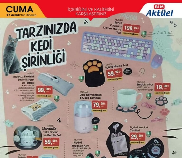 Bim Market 17 Aralık 2021 Aktüel İndirimli Ürünler Kataloğu