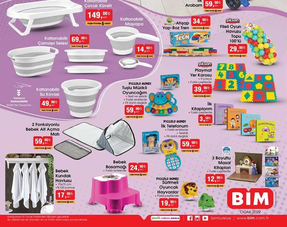 Bim Market 7 Ocak 2022 Kaçırılmayacak Aktüel Fırsatları