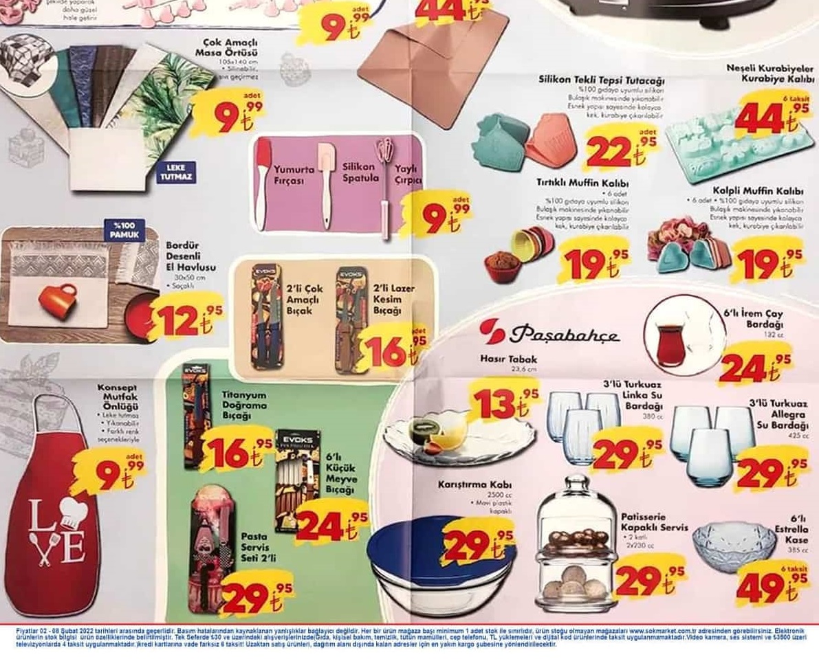Şok Market 8 Şubat 2022 Aktüel İndirimli Ürünler Kataloğu