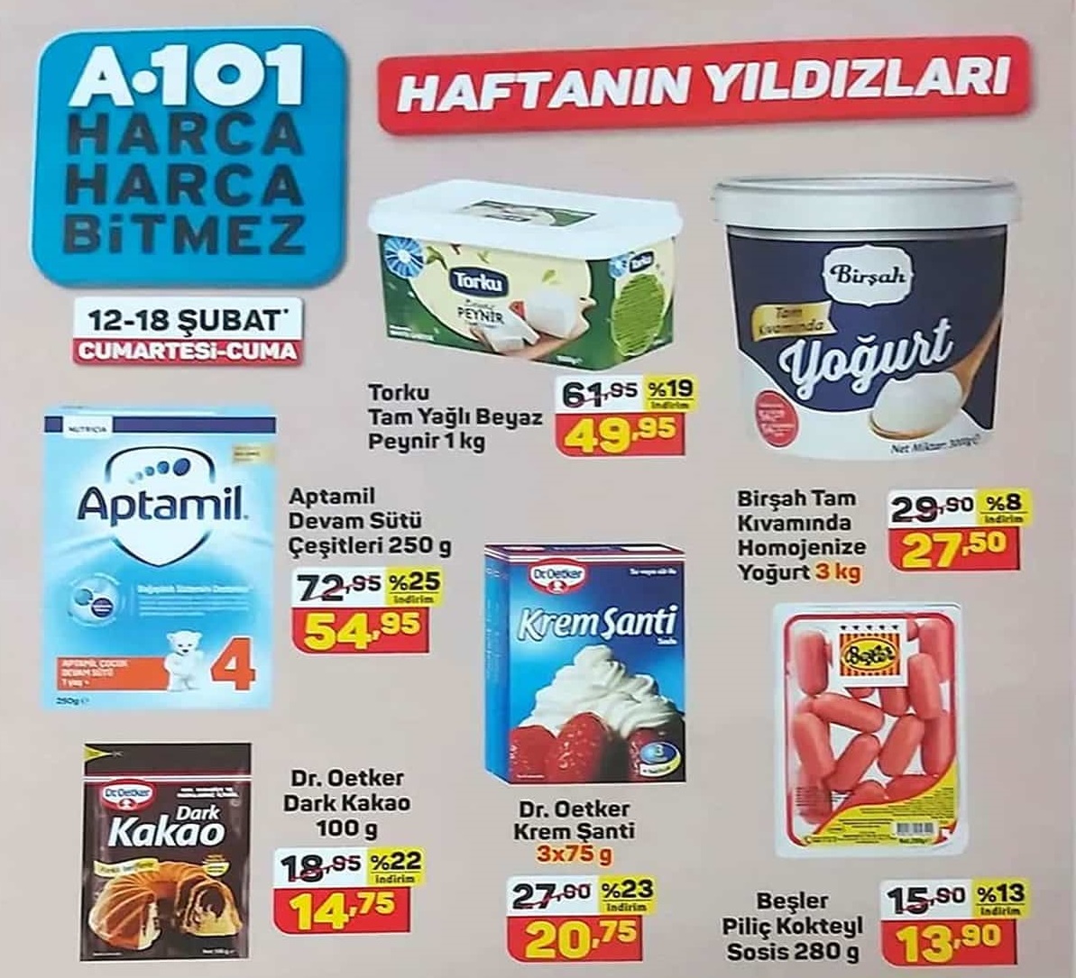 A101 12 Şubat 2022 Aktüel İndirimli Ürünler Kataloğu