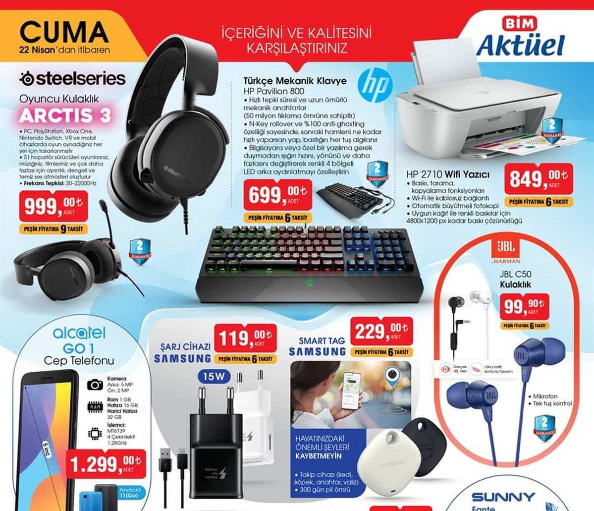 Bim Market 22 Nisan 2022 Aktüel İndirimli Ürünler Kataloğu