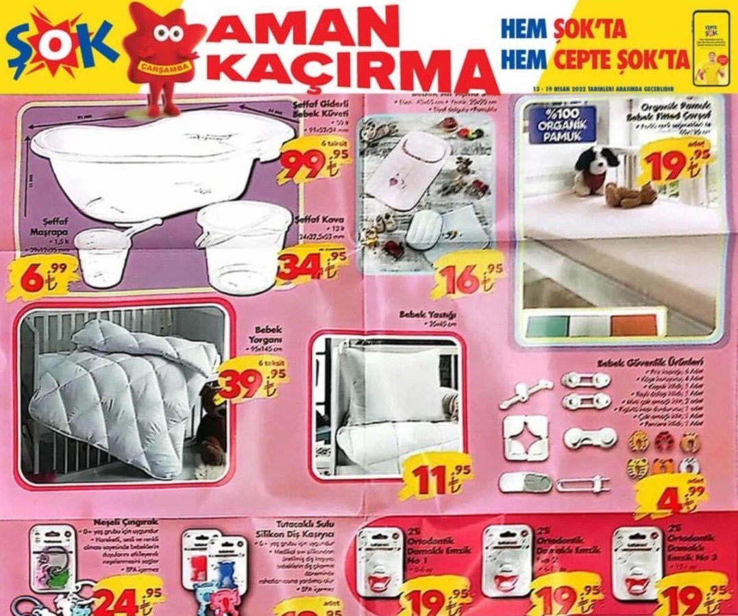 Şok Market 19 Nisan 2022 Aktüel İndirimli Ürünler Kataloğu