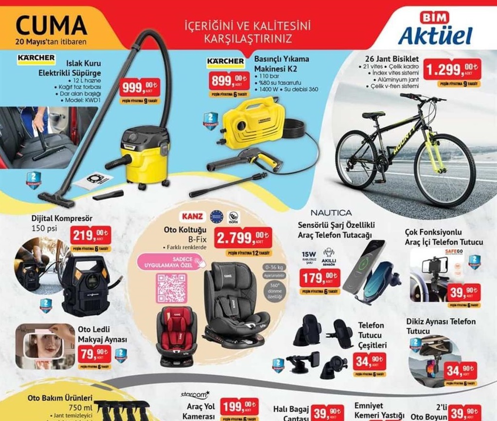 Bim 20 Mayıs 2022 Aktüel İndirimli Ürünler Kataloğu