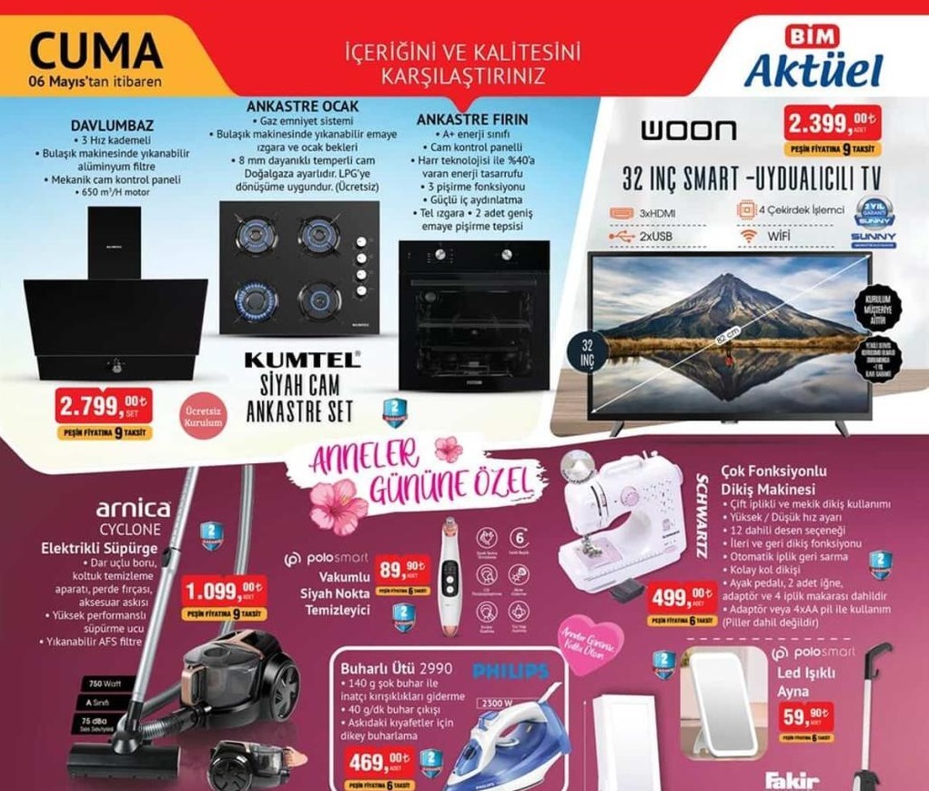 Bim 6 Mayıs 2022 Aktüel İndirimli Ürünler Kataloğu