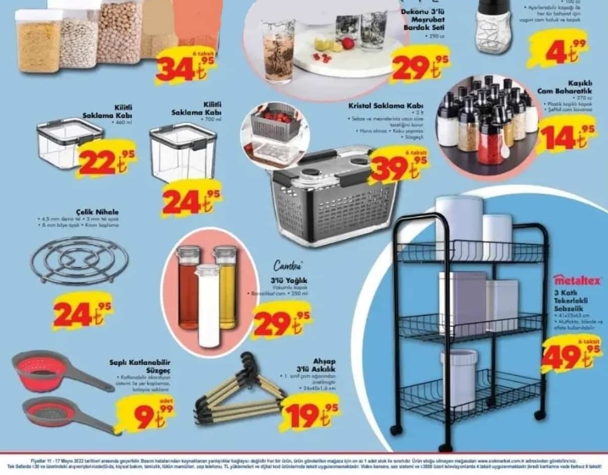 Şok Market 11 – 13 Mayıs 2022 Aktüel İndirimli Ürünler Kataloğu