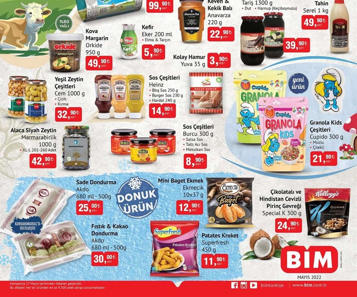 Bim 17 Mayıs 2022 Aktüel İndirimli Ürünler Kataloğu