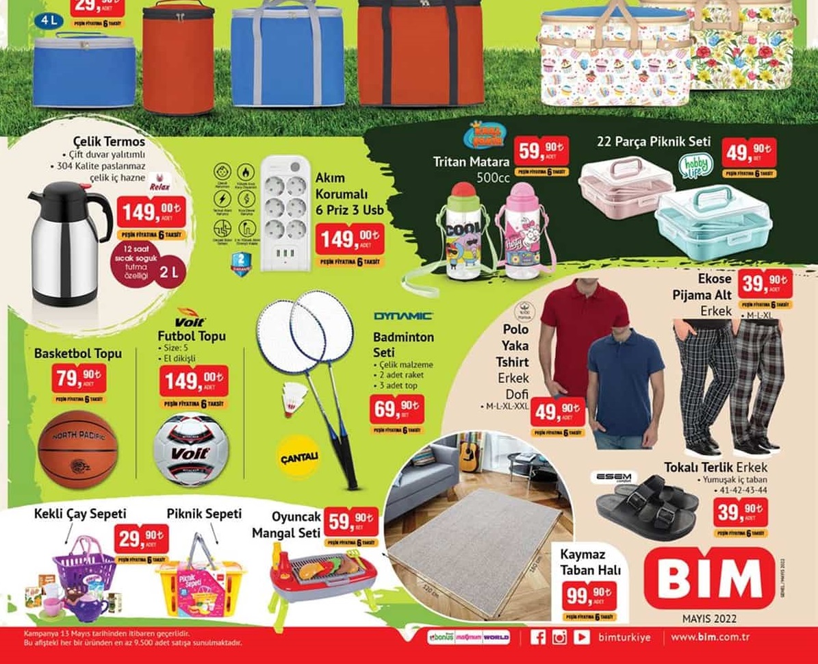 Bim 13 Mayıs 2022 Aktüel İndirimli Ürünler Kataloğu