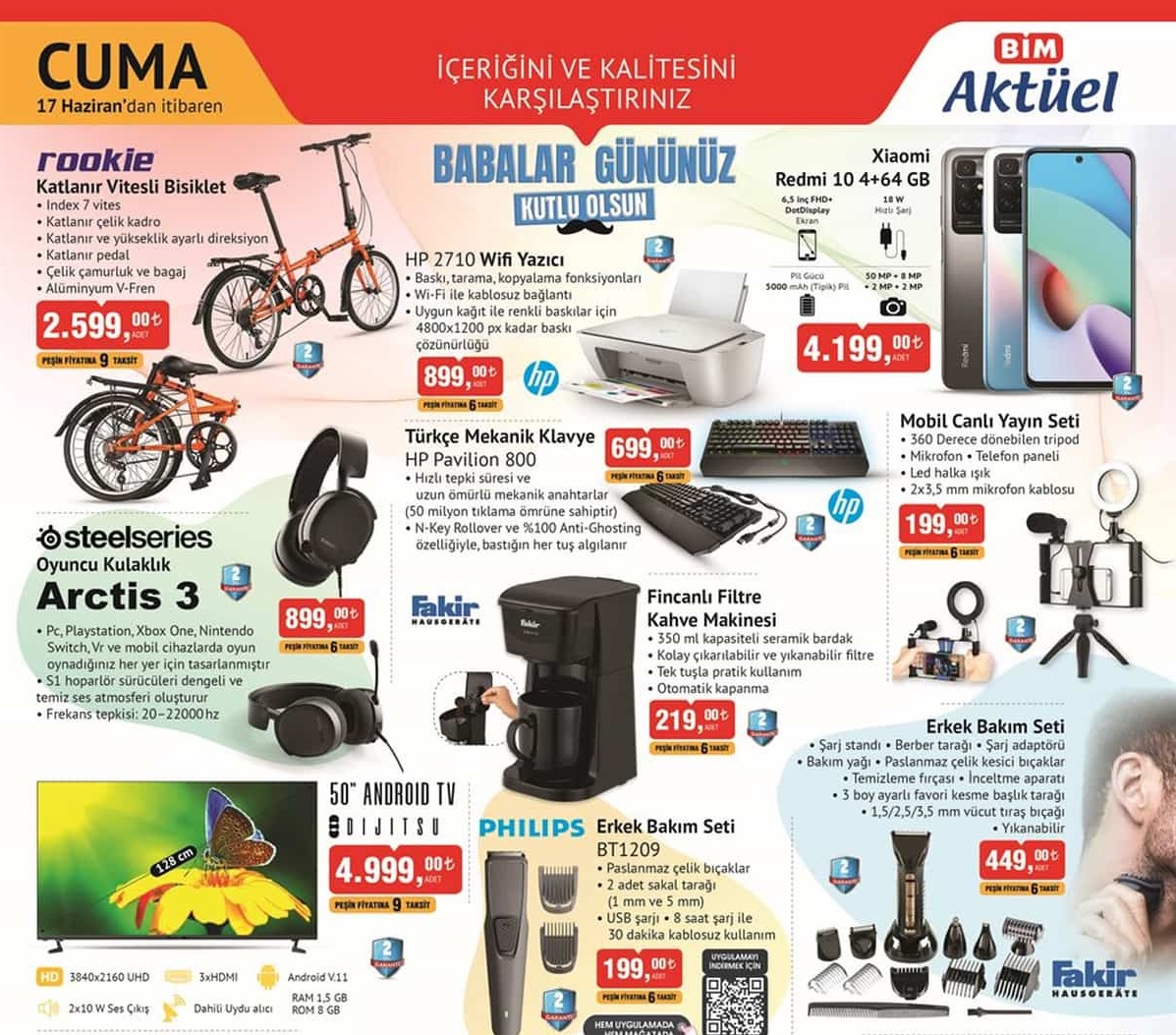 Bim Market 17 Haziran 2022 Aktüel İndirimli Ürünler Kataloğu