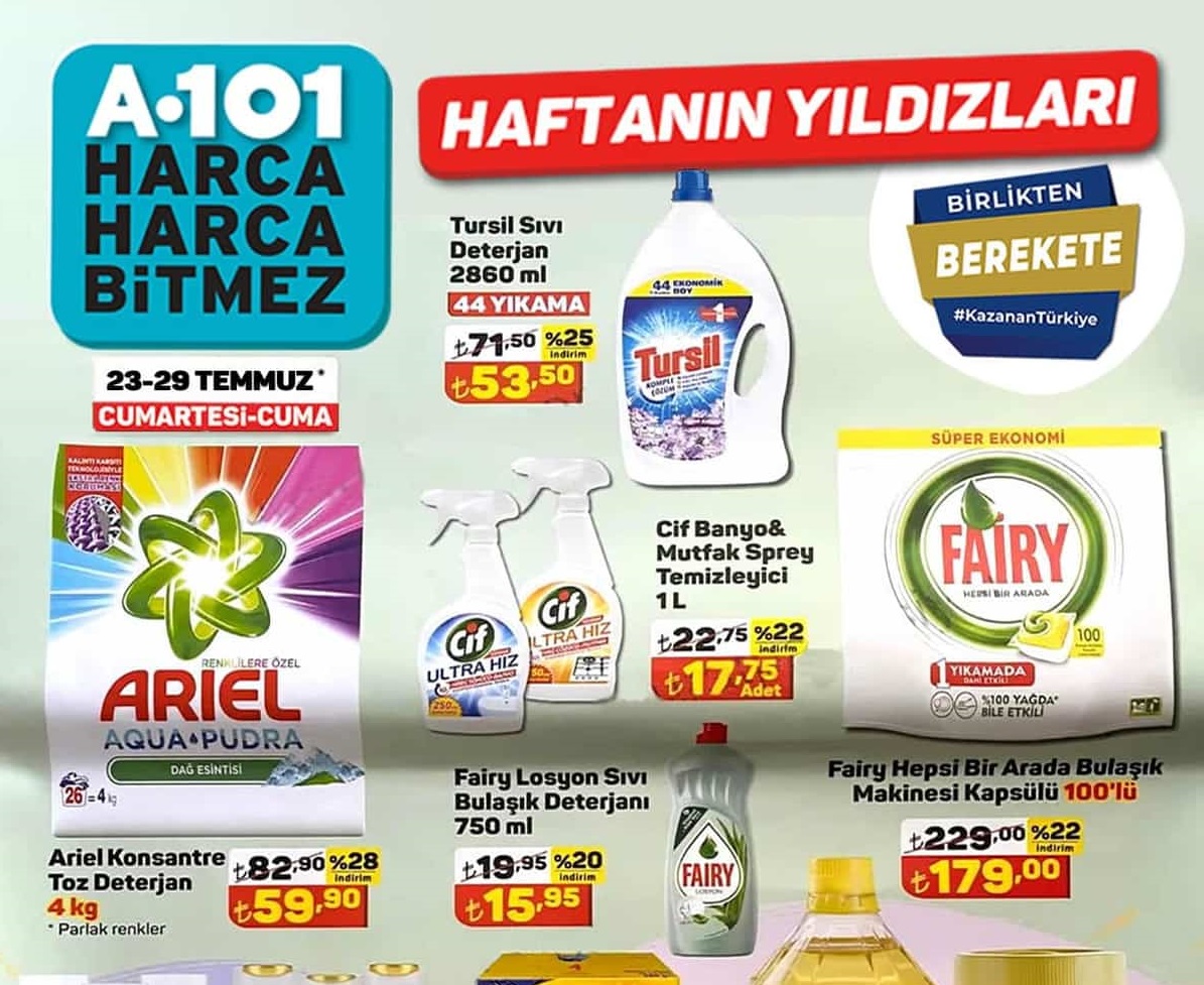A101 23 Temmuz 2022 Aktüel İndirimli Ürünler Kataloğu