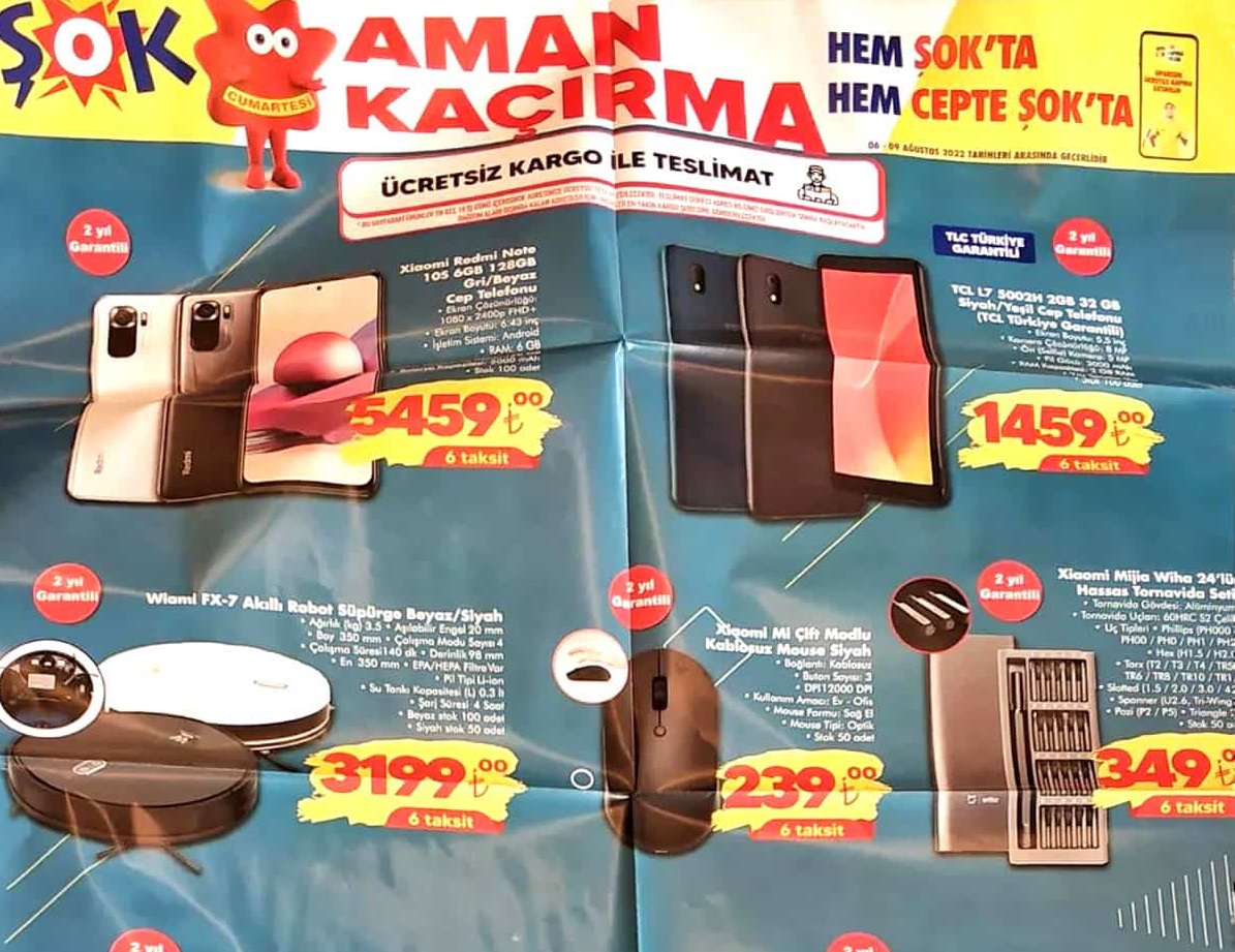 Şok Market 13 Ağustos 2022 Aktüel İndirimli Ürünler Kataloğu