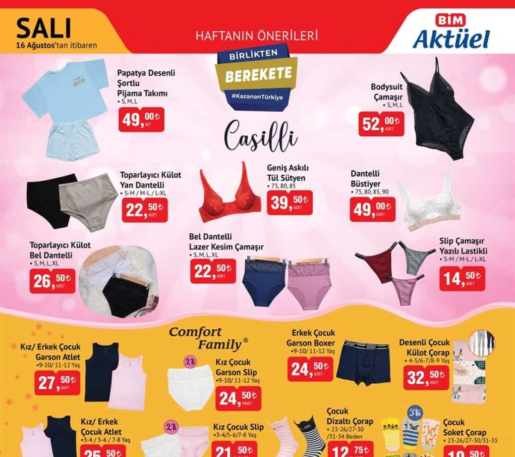 Bim 23 Ağustos 2022 Aktüel İndirimli Ürünler Kataloğu