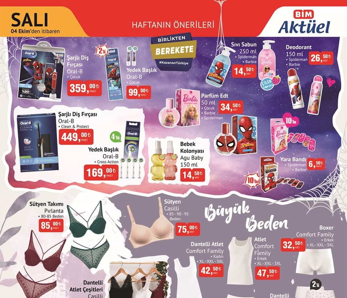 Bim Market 4 Ekim 2022 Aktüel İndirimli ÜRünler Kataloğu