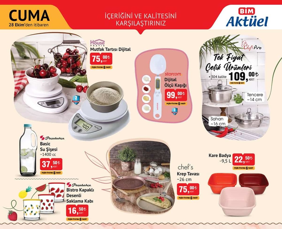 Bim 3 Kasım 2022 Aktüel İndirimli Ürünler Kataloğu