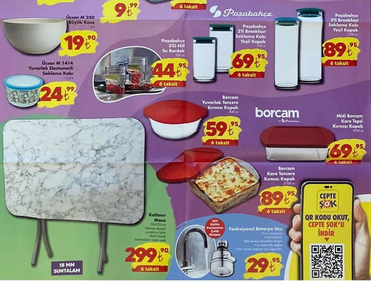Şok Market 26 Ekim 2022 Aktüel İndirimli Ürünler Kataloğu