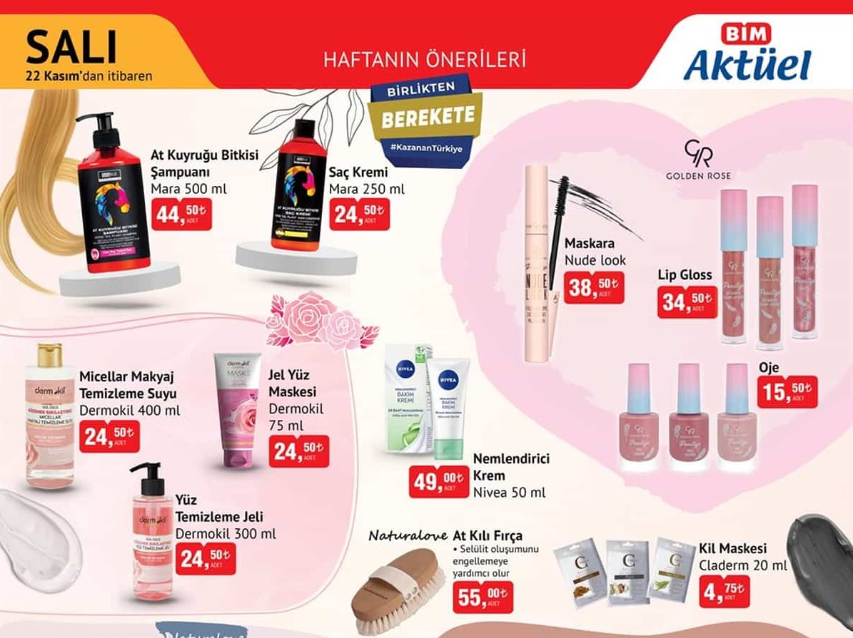 Bim 22 – 29 Kasım 2022 Aktüel İndirimli Ürünler Kataloğu