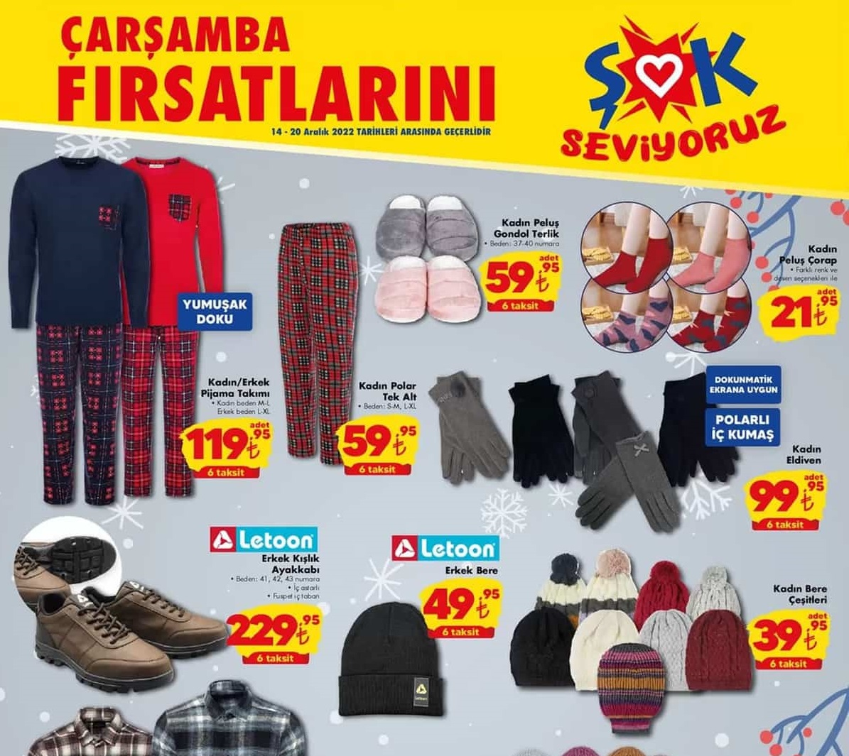 Şok Market 14 – 21 Aralık 2022 Aktüel İndirimli Ürünler Kataloğu