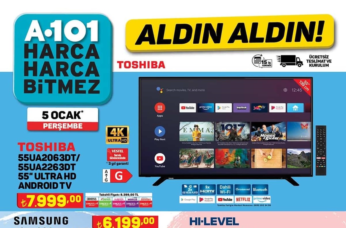 A101   12 OCak 2023 Aktüel İndirimli Ürünler Kataloğu