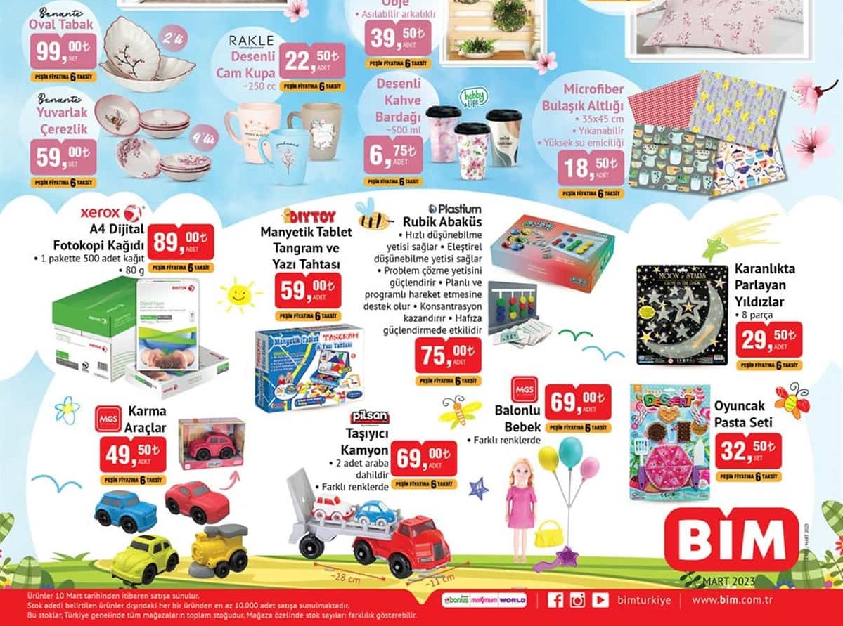 Bim Market 17 Mart 2023 Aktüel İndirimli Ürünler