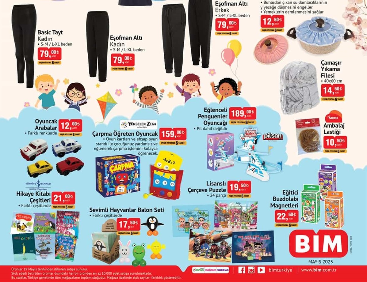 Bim 23 – 26 Mayıs 2023 Aktüel İndirimli Ürünler Kataloğu