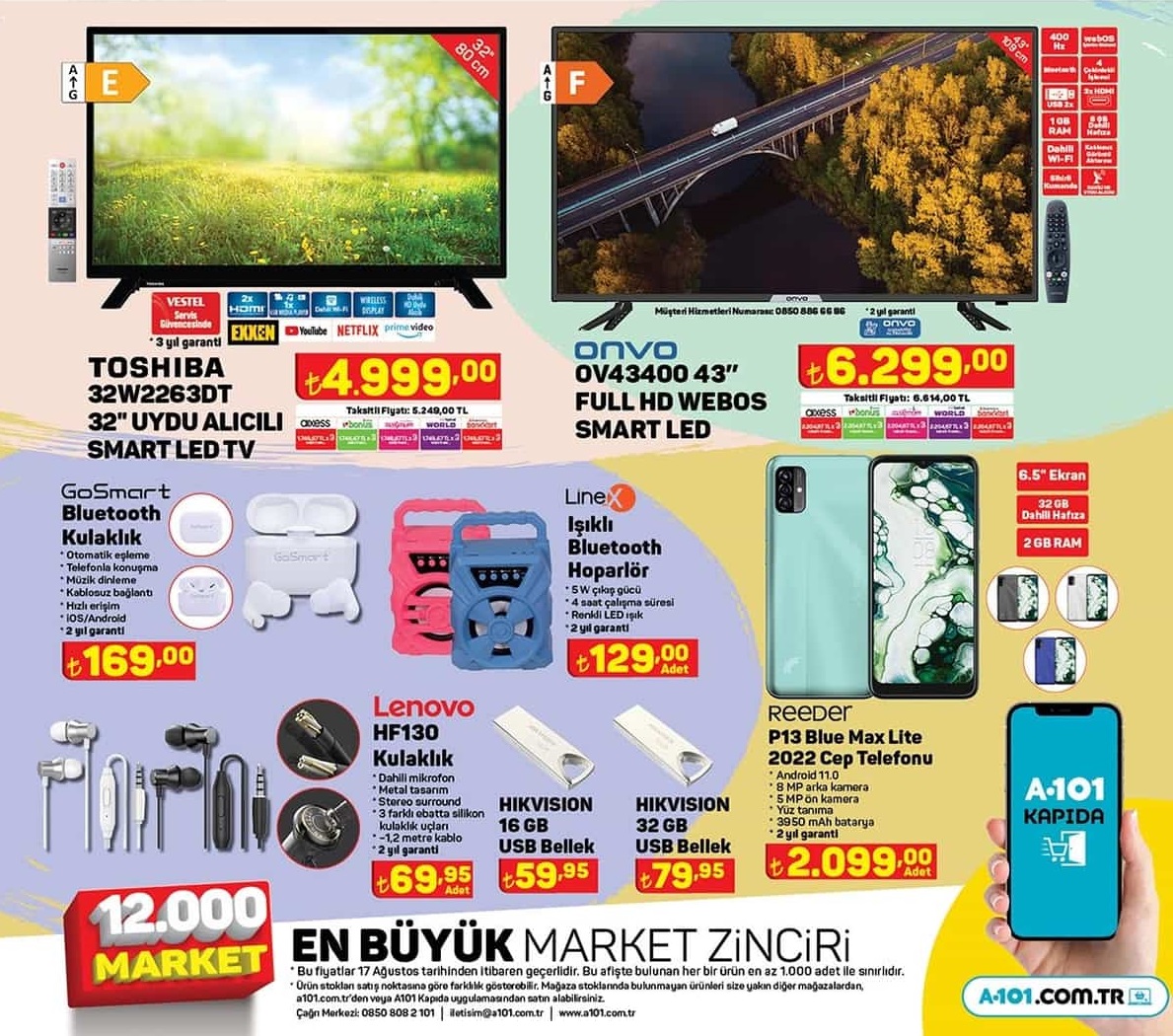 A101 24 Ağustos 202 Aktüel İndirimli Ürünler Kataloğu