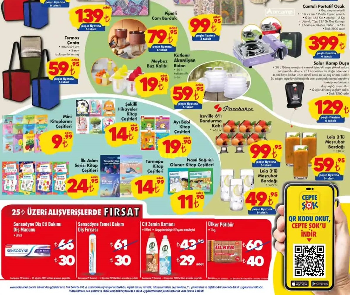 Şok Market 5 Ağustos 2023 Aktüel İndirimli Ürünleri
