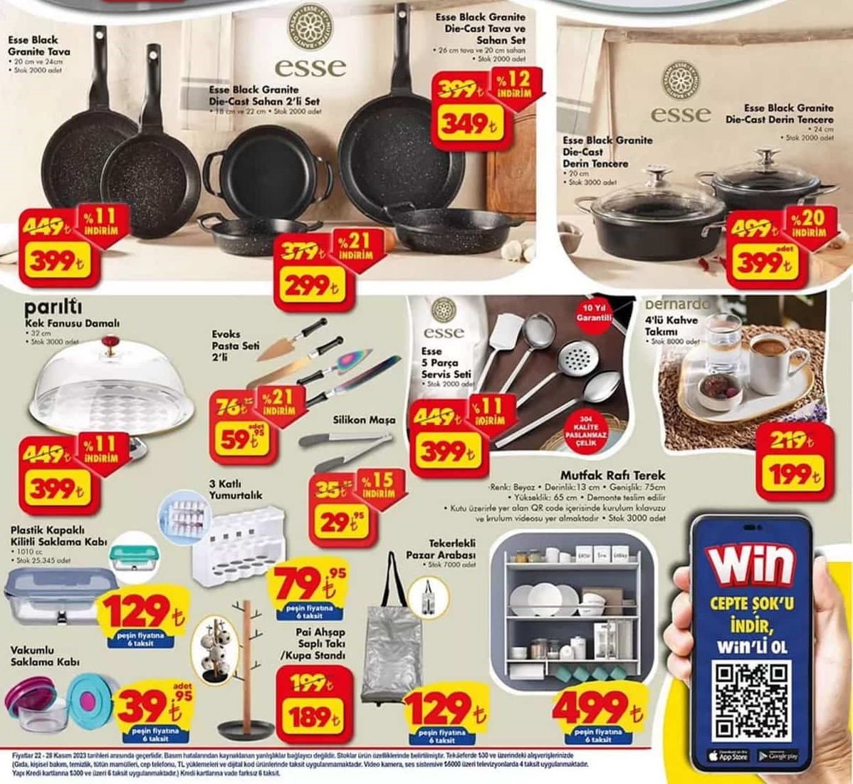 Şok Market   29 Kasım 2023 Aktüel İndirimli Ürünler Kataloğu