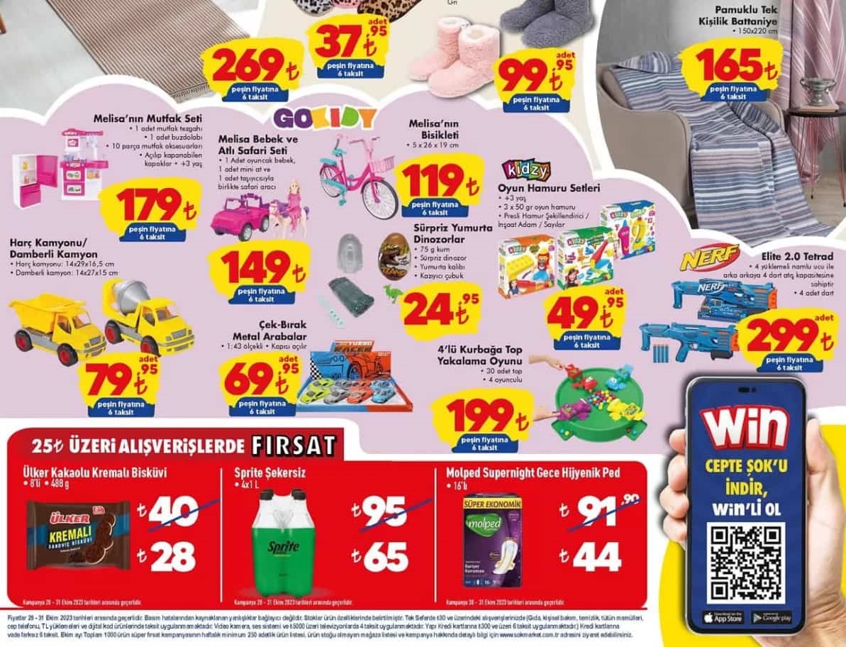 Şok Market  4 Kasım 2023 Aktüel İndirimli Ürünler Kataloğu