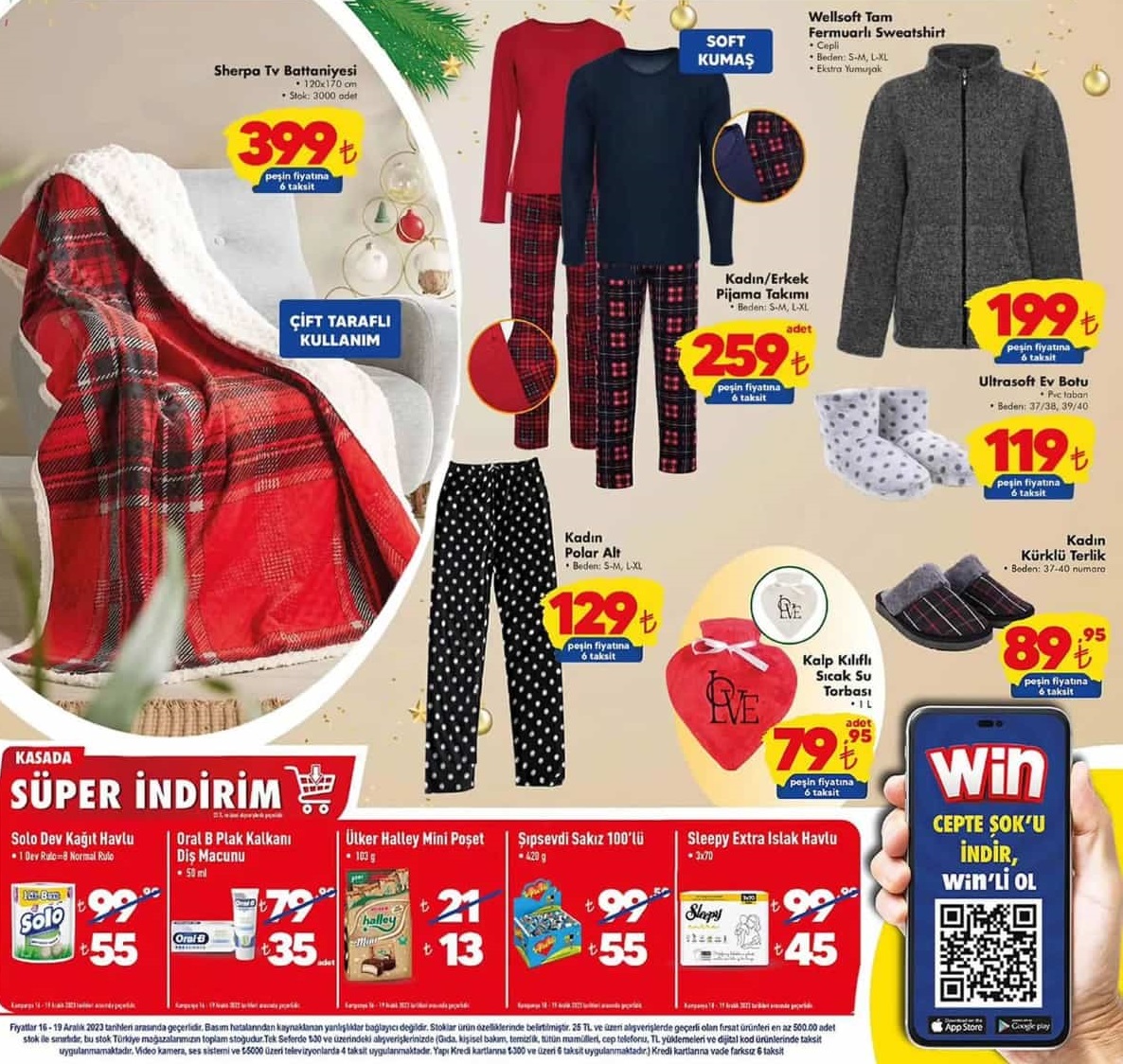 Şok Market  16-  23 Aralık 2023 Aktüel İndirimli Ürünler Kataloğu