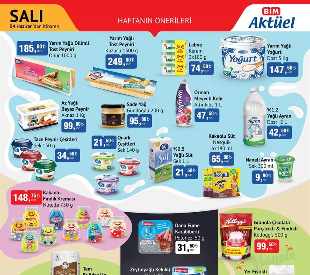Bim Market   4 – 11 Haziran 2024 Aktüel İndirimli Ürünler Kataloğu