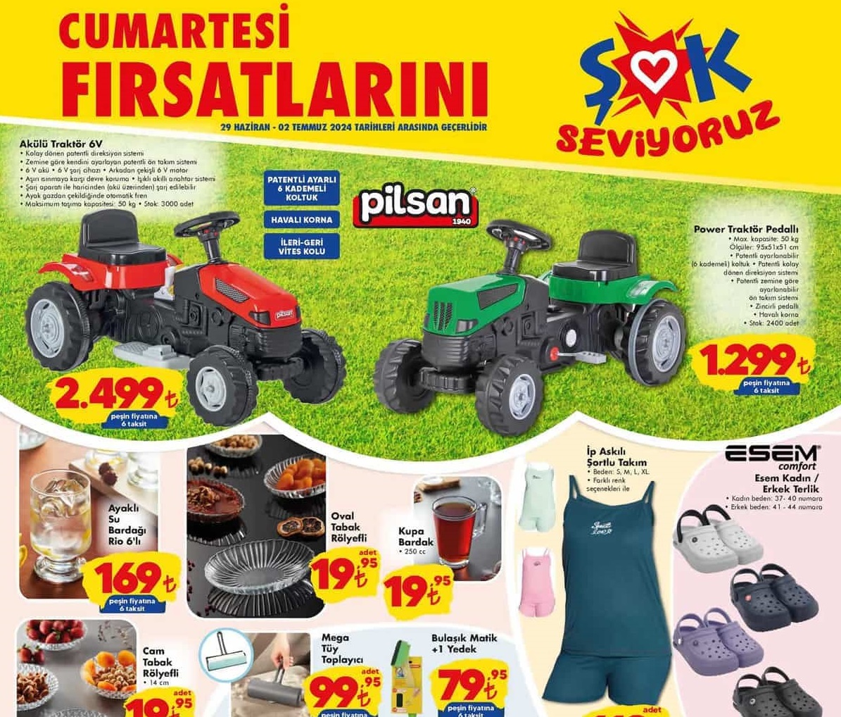 Şok Market   3 – 10 Temmuz 2024 Aktüel İndirimli Ürünler Kataloğu
